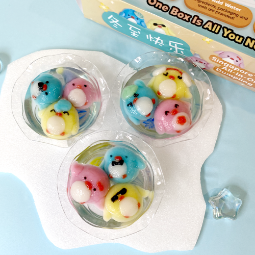 tang yuan, dumpling, rice dumpling, penguin, baking kit DIY