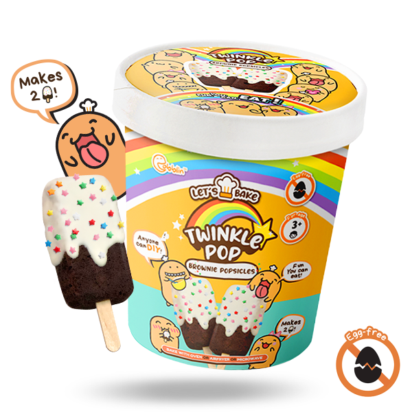 Twinkle Pop Brownie Popsicles