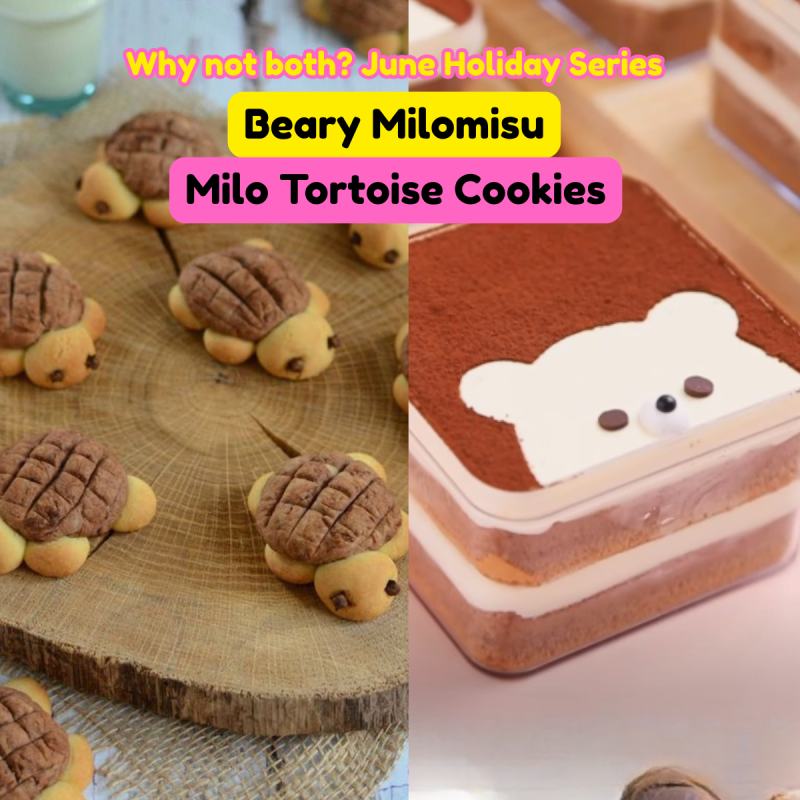 Pop-Up Class: Milomisu & Milo Tortoise Cookies [11, 12, 13 June] 2-to-Go@$56