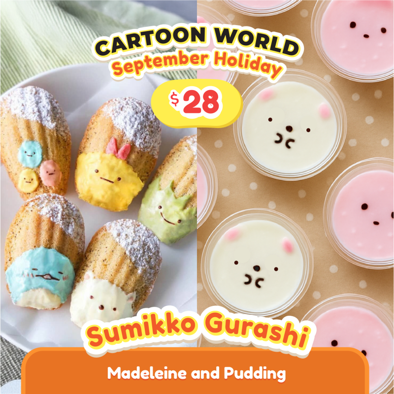 sumikko gurashi madeleine and pudding