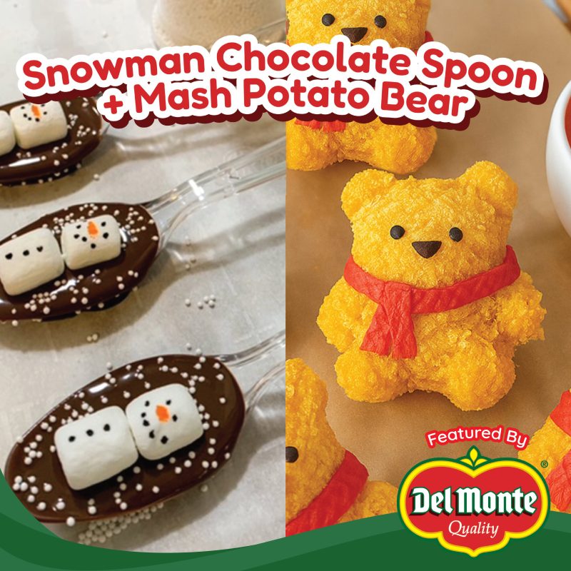 [29 - 31 Dec Alexandra] Mash Potato Bears + Snowman Chocolate Spoons