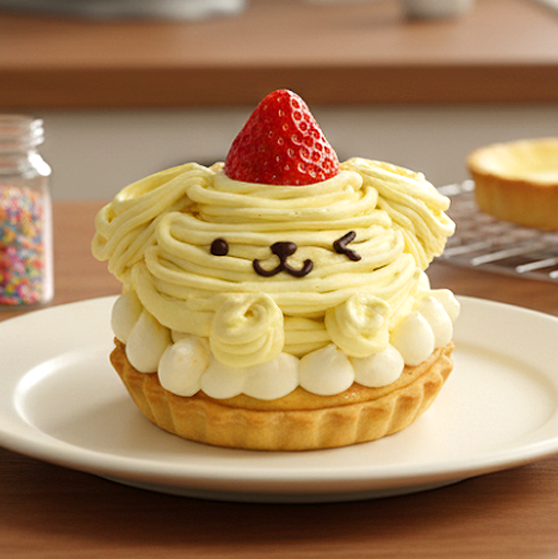 [29th and 30th Nov Alexandra] Pompom Custard Cream Tart