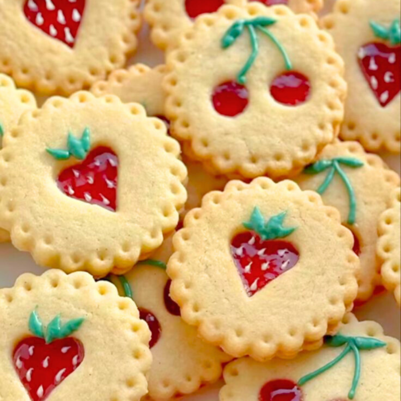 [21 & 22 March Alexandra] Strawberry Jam Cookies