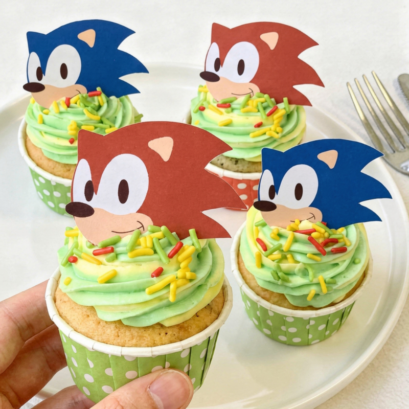 [27 & 28 June Scotts] Sonic Inspired Oreo Cupcakes