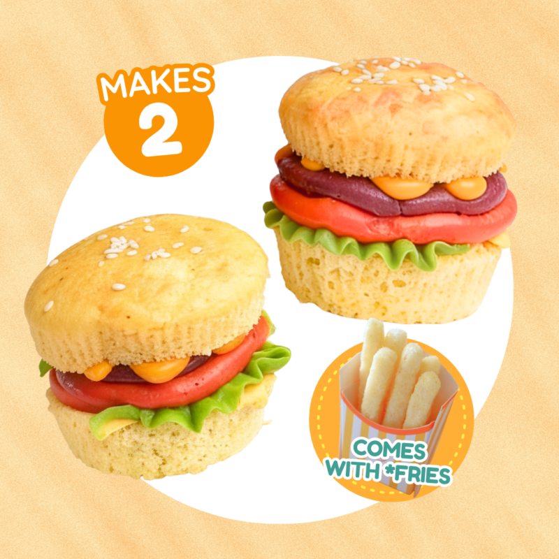 Alternative view of [6, 7, 13, 14 June Alexandra] Burger Cupcakes