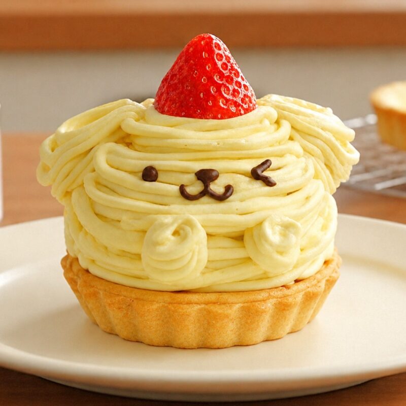 [28 June Scotts] Pompom Custard Cream Tart