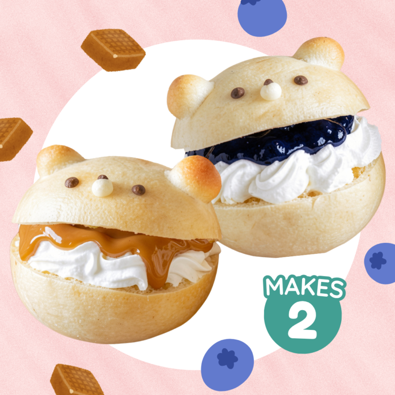 Alternative view of [29 & 30 August Thomson] Japanese Berry Cream Bun