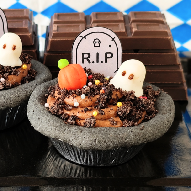 [3 & 4 October Thomson] Spooky Cookie Custard Tart