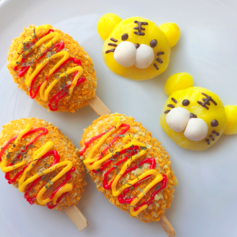 [7, 8, 14, & 15 October Thomson] Korean Corndog & Rice Cake Tiger