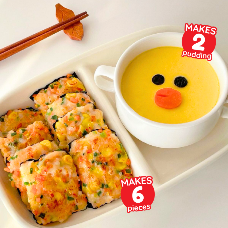 [21, 22, 28, & 29 November Thomson] Shrimp Seaweed Cake & Banana Chicky Pudding